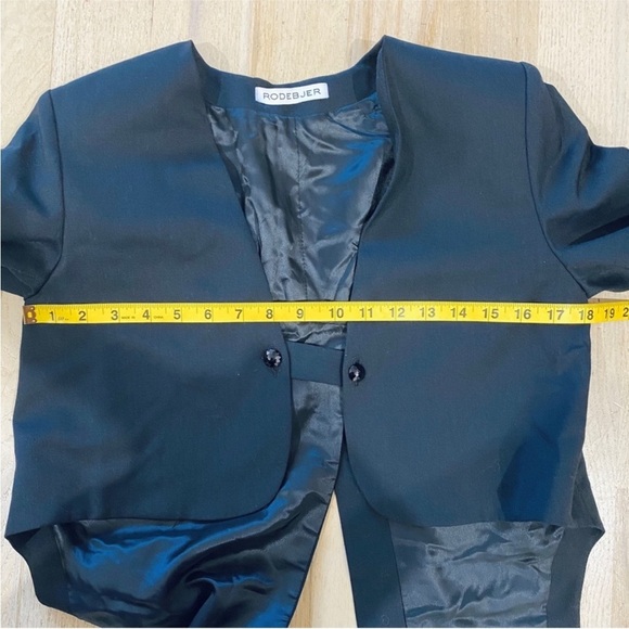 Rodebjer asymmetrical tuxedo cropped blazer NEW - Picture 11 of 13